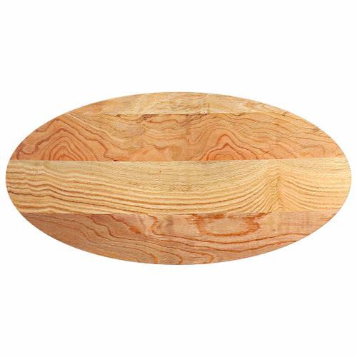 Dessus de table 120x60x2 cm bois de chêne massif ovale - Photo n°2; ?>