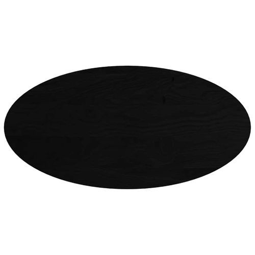 Dessus de table 120x60x2 cm bois de chêne massif ovale - Photo n°2; ?>