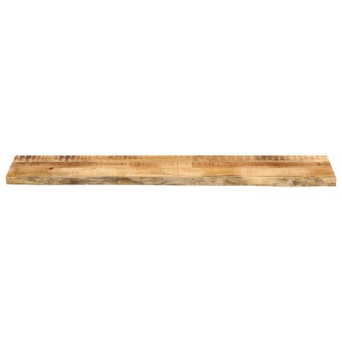 Dessus de table 140x30x2,5 cm bord vivant bois massif manguier - Photo n°3; ?>