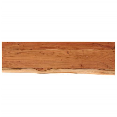 Dessus de table 140x40x2,5 cm rectangulaire bois massif acacia - Photo n°2; ?>