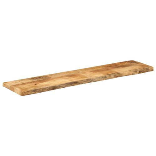 Dessus de table 140x40x3,8 cm bord vivant bois massif manguier - Photo n°2; ?>