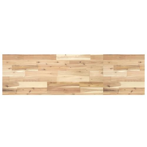 Dessus de table 140x40x4 cm rectangulaire bois massif d'acacia - Photo n°2; ?>