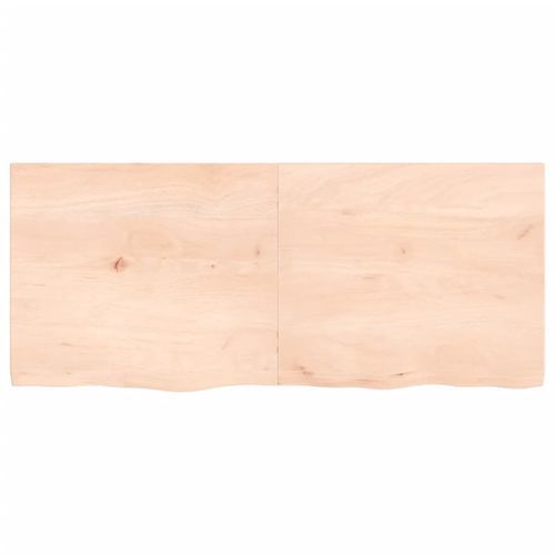 Dessus de table 140x60x4 cm bois de chêne massif non traité - Photo n°3; ?>