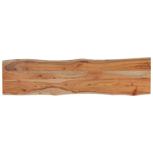 Dessus de table 160x40x2,5 cm rectangulaire bois massif acacia - Photo n°3; ?>