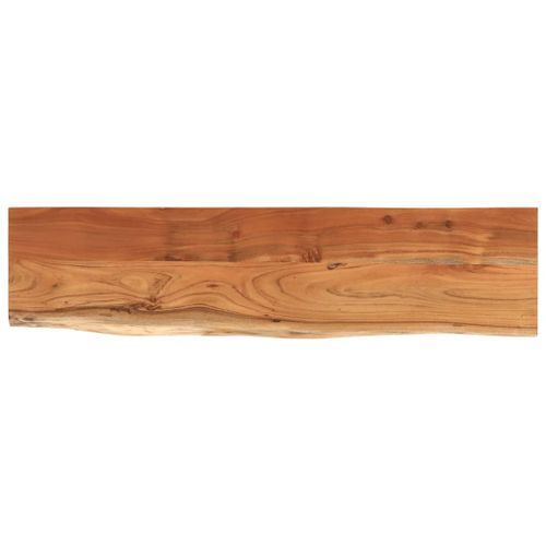 Dessus de table 160x40x2,5 cm rectangulaire bois massif acacia - Photo n°2; ?>