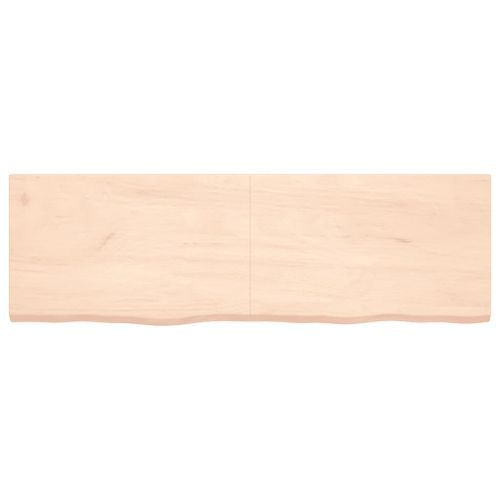 Dessus de table 160x50x4 cm bois de chêne massif non traité - Photo n°3; ?>