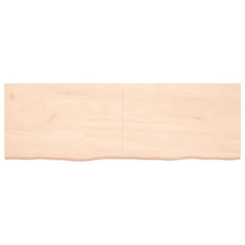 Dessus de table 180x60x4 cm bois de chêne massif non traité - Photo n°3; ?>