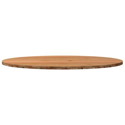 Dessus de table 180x90x4 cm bois de chêne massif ovale - Photo n°3; ?>