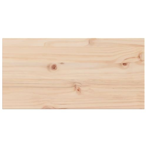 Dessus de table 2 pcs 70x35x2,5cm rectangulaire bois pin massif - Photo n°3; ?>