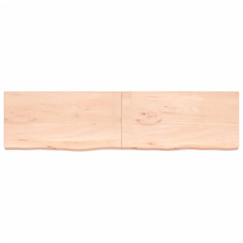 Dessus de table 200x50x6 cm bois de chêne massif non traité - Photo n°3; ?>