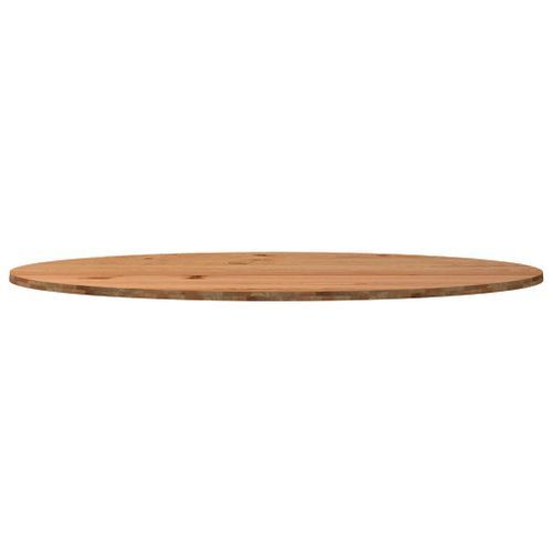 Dessus de table 240x100x4 cm bois de chêne massif ovale - Photo n°3; ?>