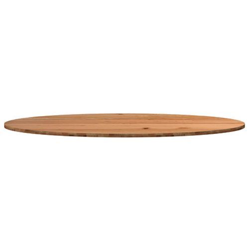 Dessus de table 280x120x4 cm bois de chêne massif ovale - Photo n°3; ?>