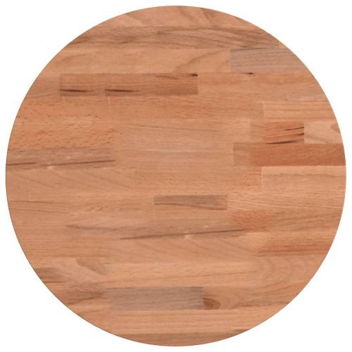 Dessus de table Ø30x1,5 cm rond bois massif de hêtre - Photo n°2; ?>