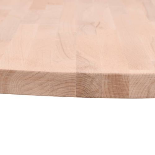 Dessus de table Ø30x2,5 cm rond bois massif de hêtre - Photo n°3; ?>