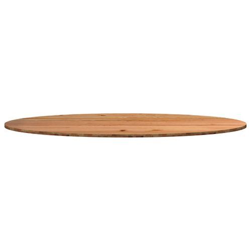 Dessus de table 320x120x4 cm bois de chêne massif ovale - Photo n°3; ?>