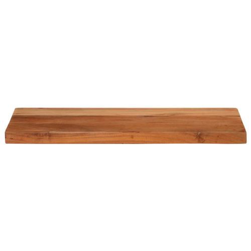 Dessus de table 40x20x2,5 cm rectangulaire bois massif d'acacia - Photo n°3; ?>