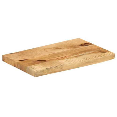 Dessus de table 40x30x3,8 cm bord vivant bois massif manguier - Photo n°2; ?>