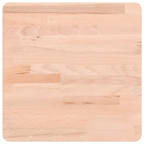 Dessus de table 40x40x1,5 cm carré bois massif de hêtre - Photo n°2; ?>