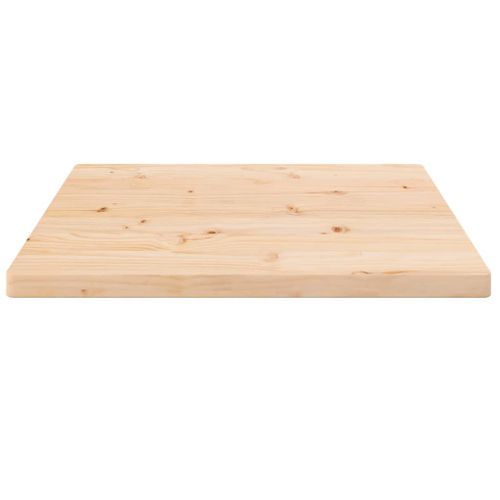 Dessus de table 40x40x2,5 cm bois de pin massif - Photo n°3; ?>