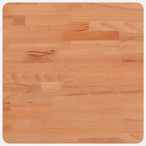 Dessus de table 40x40x2,5 cm carré bois massif de hêtre - Photo n°2; ?>