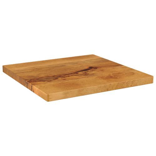 Dessus de table 40x40x2,5 cm carré bois massif manguier - Photo n°2; ?>