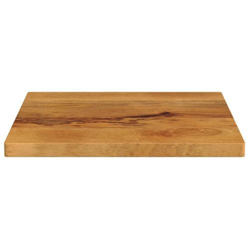 Dessus de table 40x40x2,5 cm carré bois massif manguier - Photo n°3; ?>