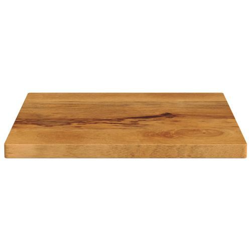 Dessus de table 40x40x3,8 cm carré bois massif manguier - Photo n°3; ?>