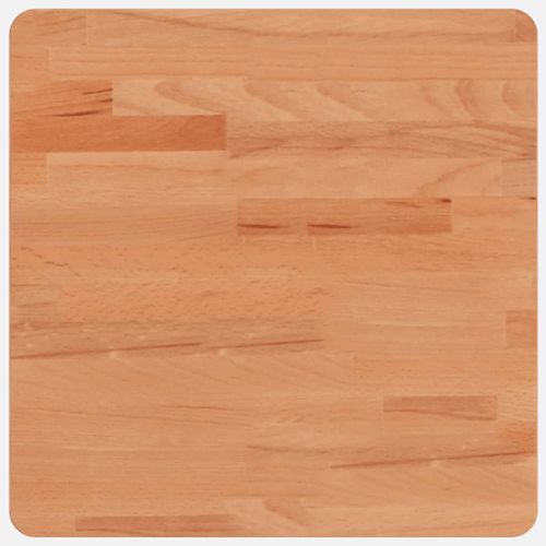 Dessus de table 40x40x4 cm carré bois massif de hêtre - Photo n°2; ?>