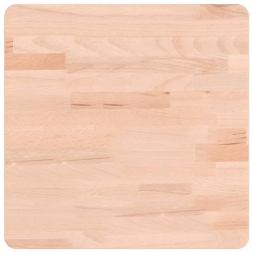 Dessus de table 40x40x4 cm carré bois massif de hêtre - Photo n°2; ?>