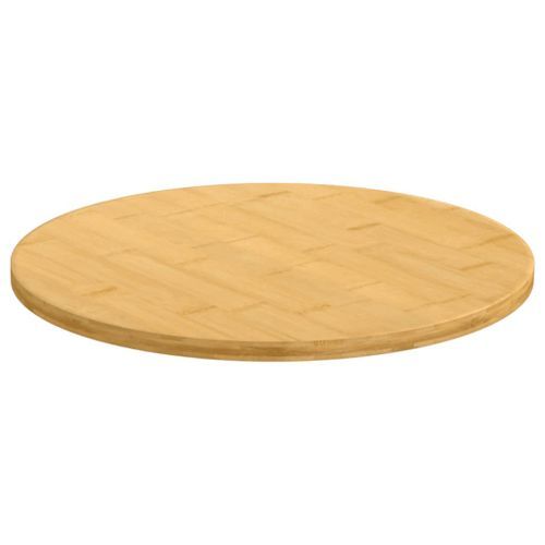 Dessus de table Ø50x1,5 cm bambou - Photo n°2; ?>