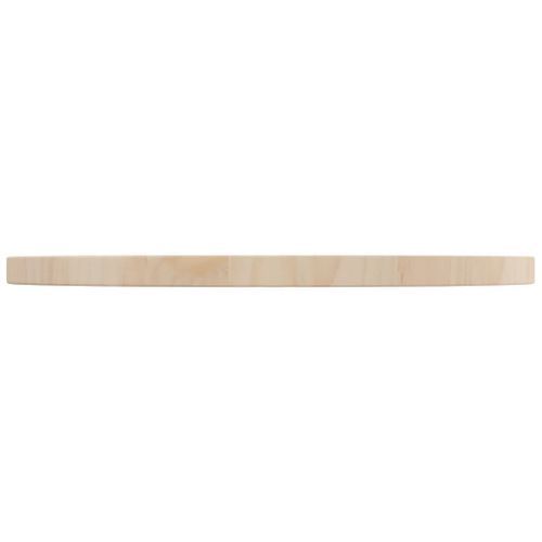 Dessus de table Ø50x2,5 cm Bois de pin massif - Photo n°3; ?>