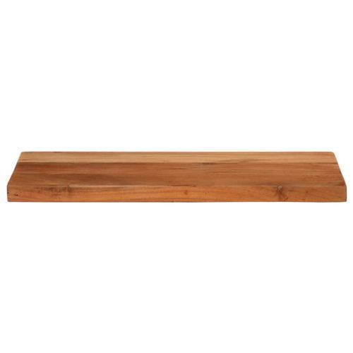 Dessus de table 50x20x3,8 cm rectangulaire bois massif d'acacia - Photo n°3; ?>