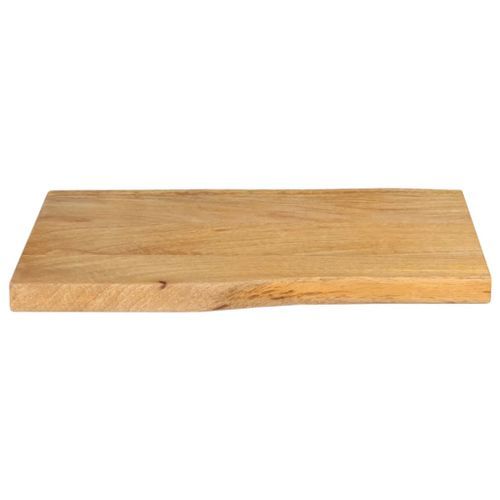 Dessus de table 50x40x3,8 cm bord vivant bois massif manguier - Photo n°3; ?>