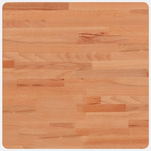 Dessus de table 50x50x1,5 cm carré bois massif de hêtre - Photo n°2; ?>