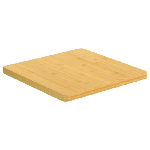 Dessus de table 50x50x2,5 cm bambou - Photo n°2; ?>