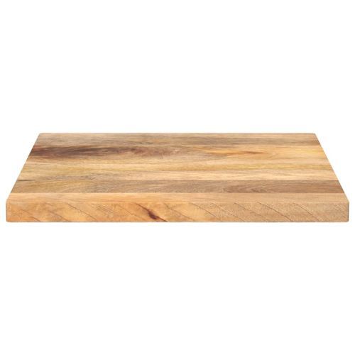 Dessus de table 50x50x2,5 cm carré bois massif de manguier - Photo n°3; ?>