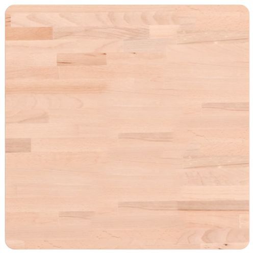 Dessus de table 50x50x4 cm carré bois massif de hêtre - Photo n°2; ?>