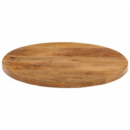 Dessus de table Ø 60x3,8 cm rond bois de manguier massif - Photo n°3; ?>