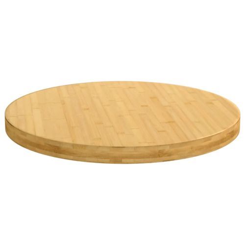 Dessus de table Ø60x4 cm bambou - Photo n°2; ?>