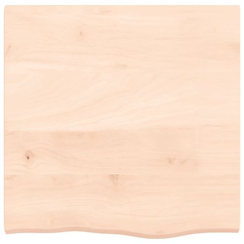 Dessus de table 60x60x(2-4) cm bois de chêne massif non traité - Photo n°3; ?>