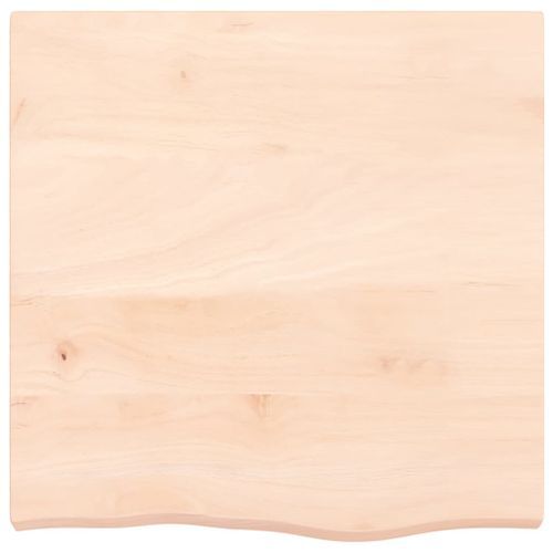 Dessus de table 60x60x(2-6) cm bois de chêne massif non traité - Photo n°3; ?>