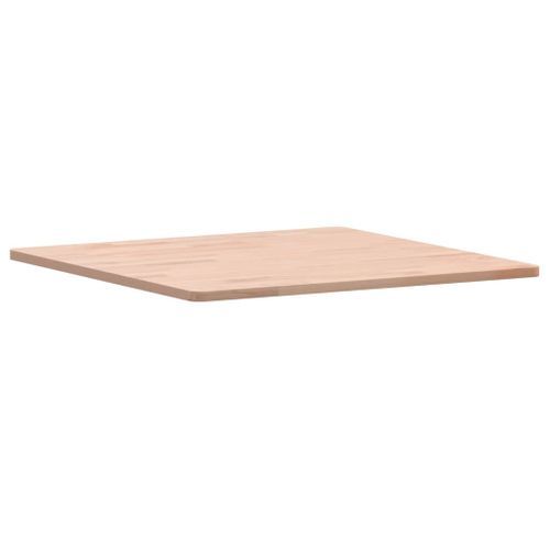 Dessus de table 60x60x1,5 cm carré bois massif de hêtre - Photo n°3; ?>