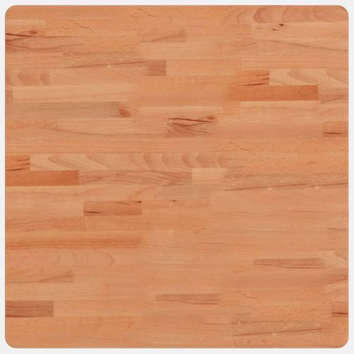 Dessus de table 60x60x2,5 cm carré bois massif de hêtre - Photo n°2; ?>