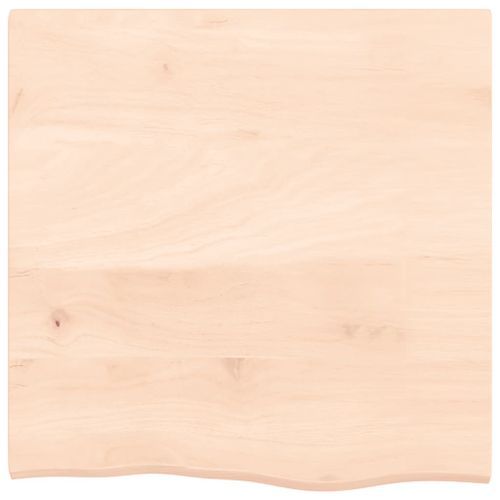 Dessus de table 60x60x2 cm bois de chêne massif non traité - Photo n°3; ?>