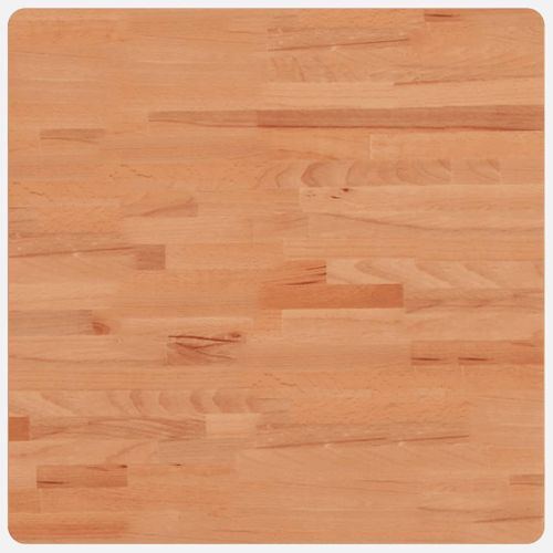 Dessus de table 60x60x4 cm carré bois massif de hêtre - Photo n°2; ?>