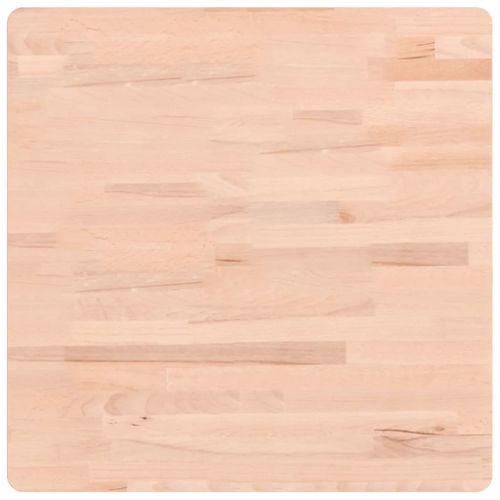 Dessus de table 60x60x4 cm carré bois massif de hêtre - Photo n°2; ?>