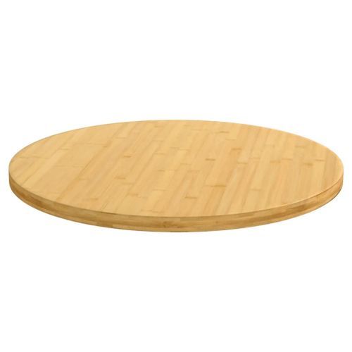 Dessus de table Ø70x2,5 cm bambou - Photo n°2; ?>