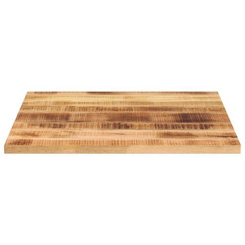 Dessus de table 70x70x1,5 cm carré bois massif de manguier brut - Photo n°3; ?>