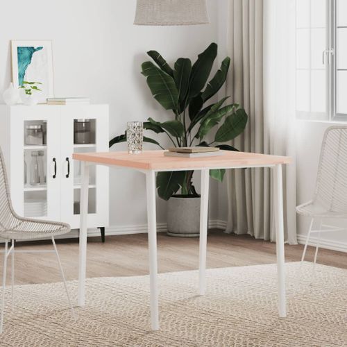 Dessus de table 70x70x2,5 cm carré bois massif de hêtre - Photo n°3; ?>