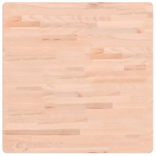 Dessus de table 70x70x2,5 cm carré bois massif de hêtre - Photo n°2; ?>